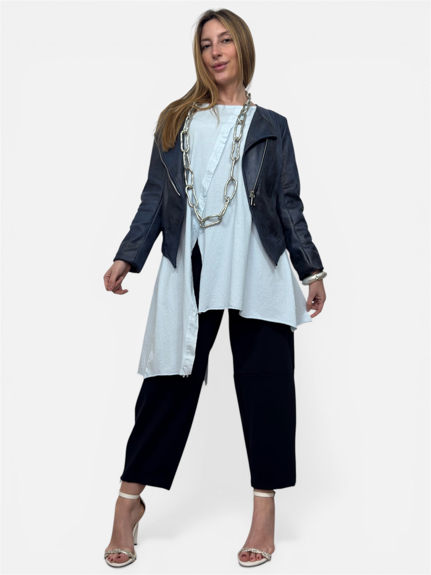 pantalone Zip in vari colori Wendy Trendy