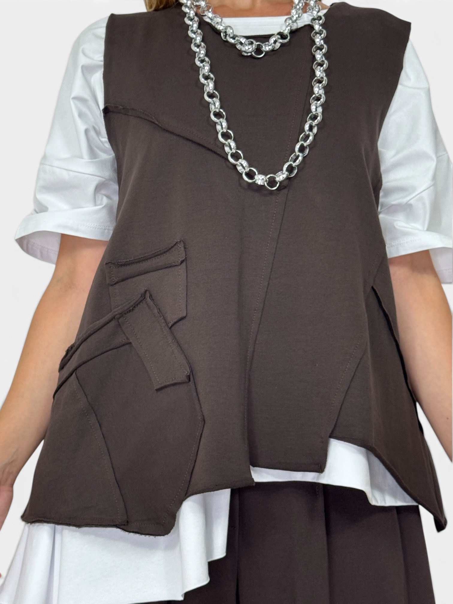 Gilet Paris Brown