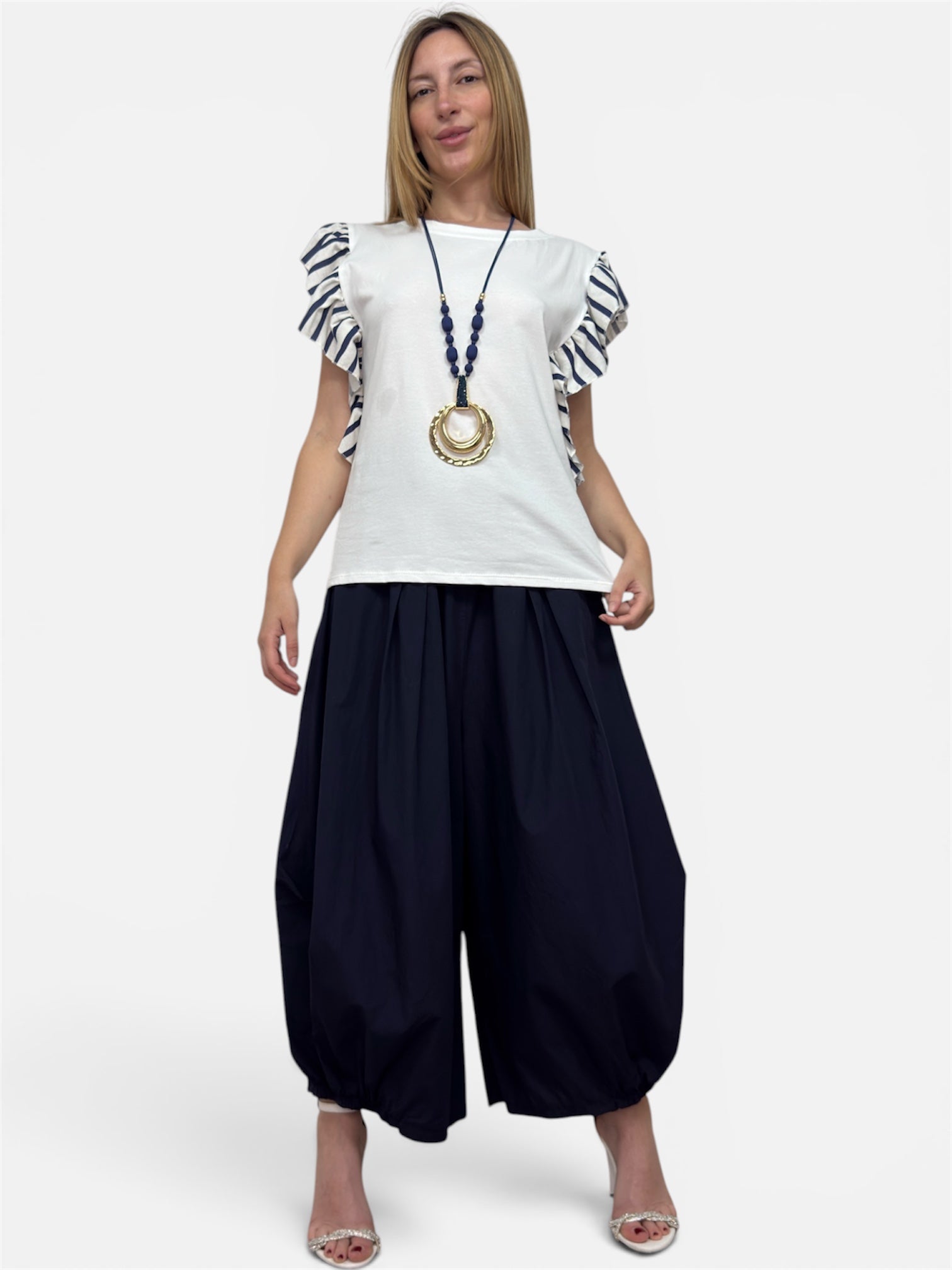 T-Shirt Voilet Blu