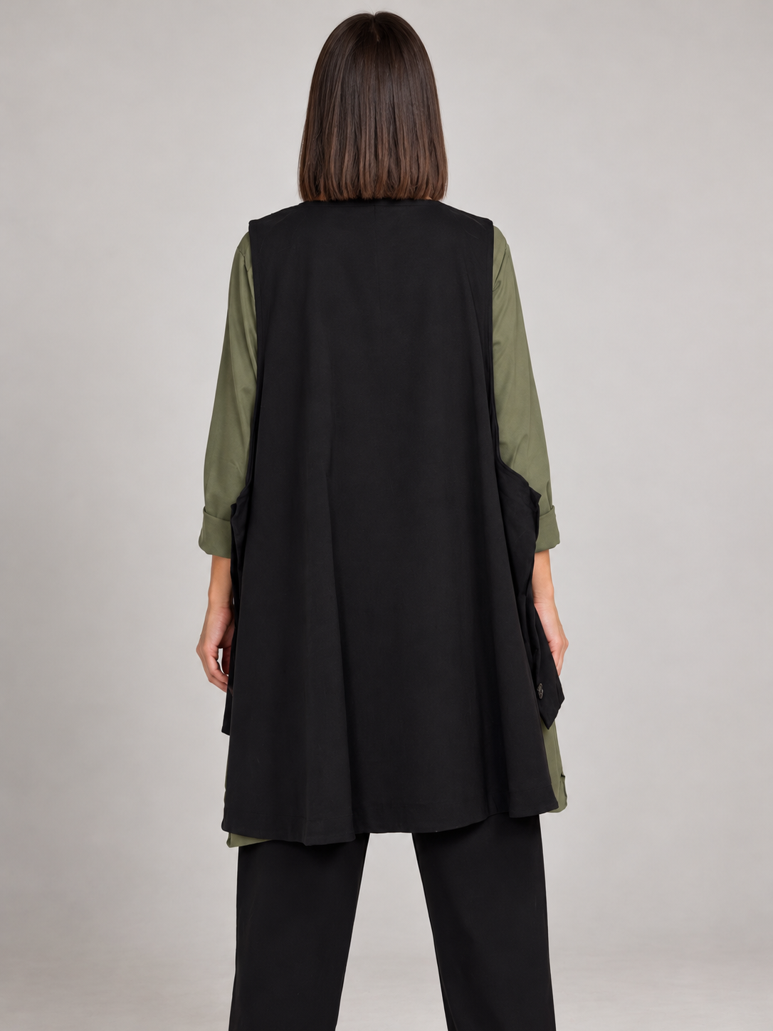 Maxi Gilet Black 158C