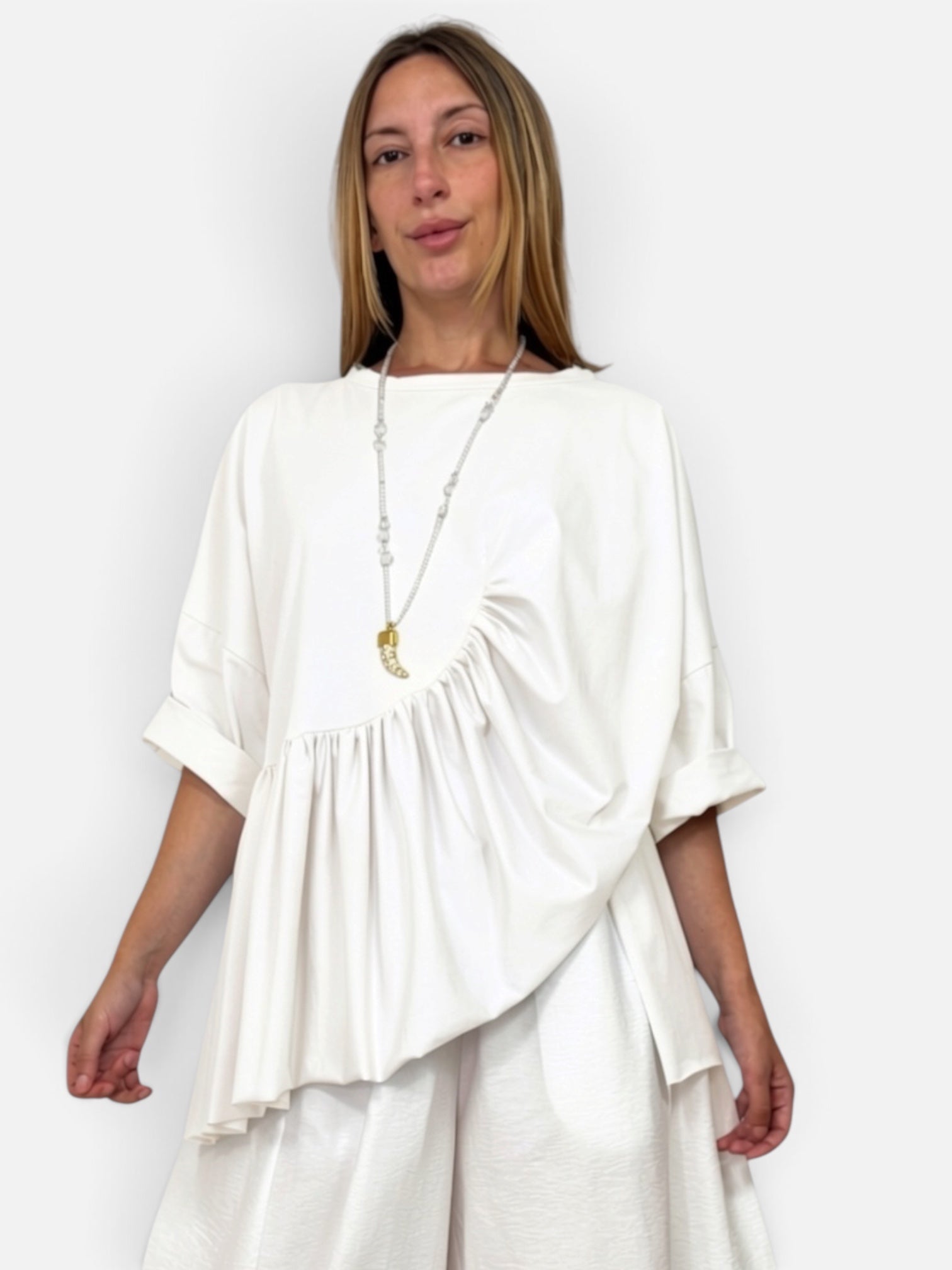T-Shirt Cielo Bianca Alèa Uni