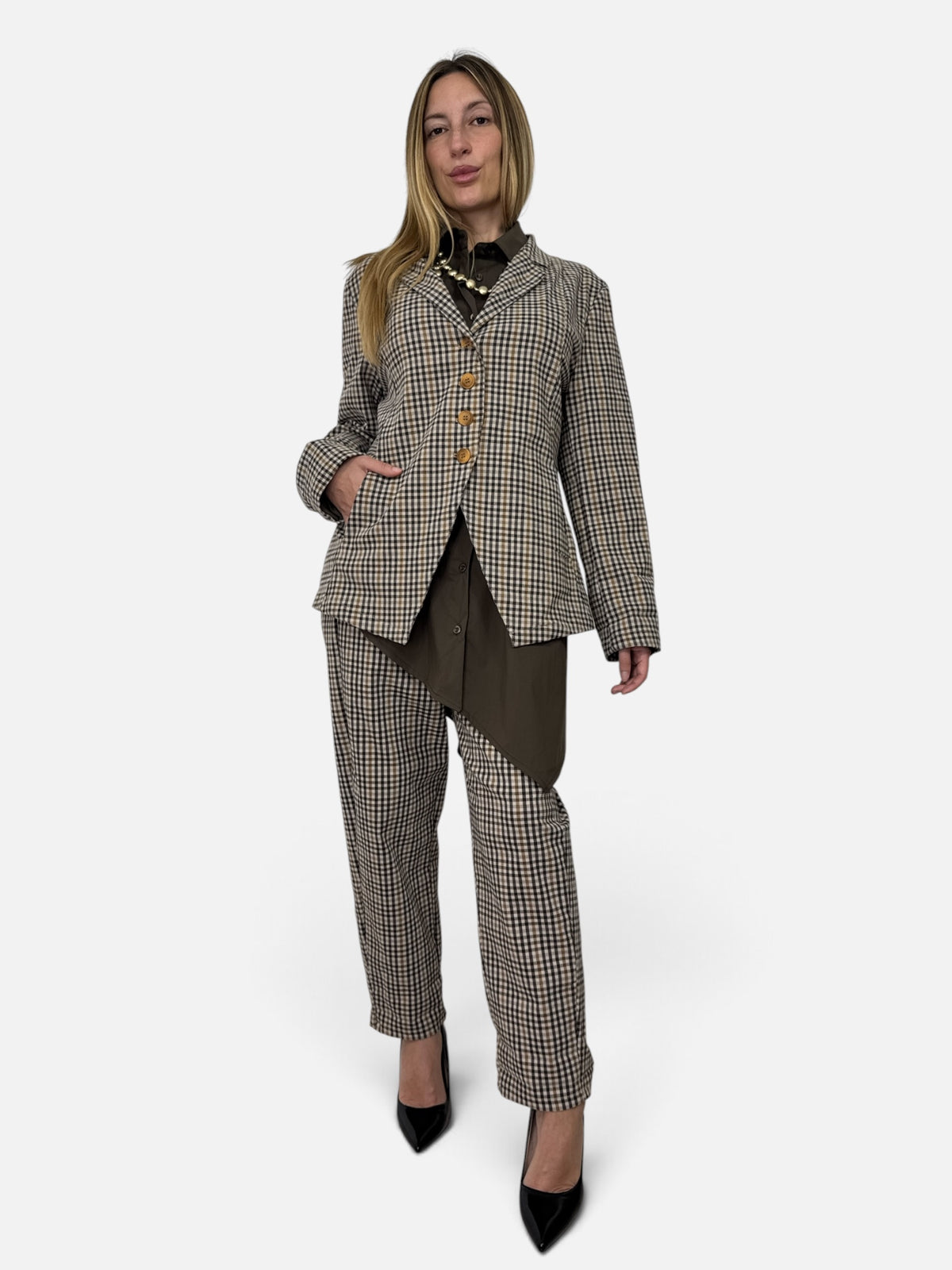 Blazer Quadri Wendy Trendy