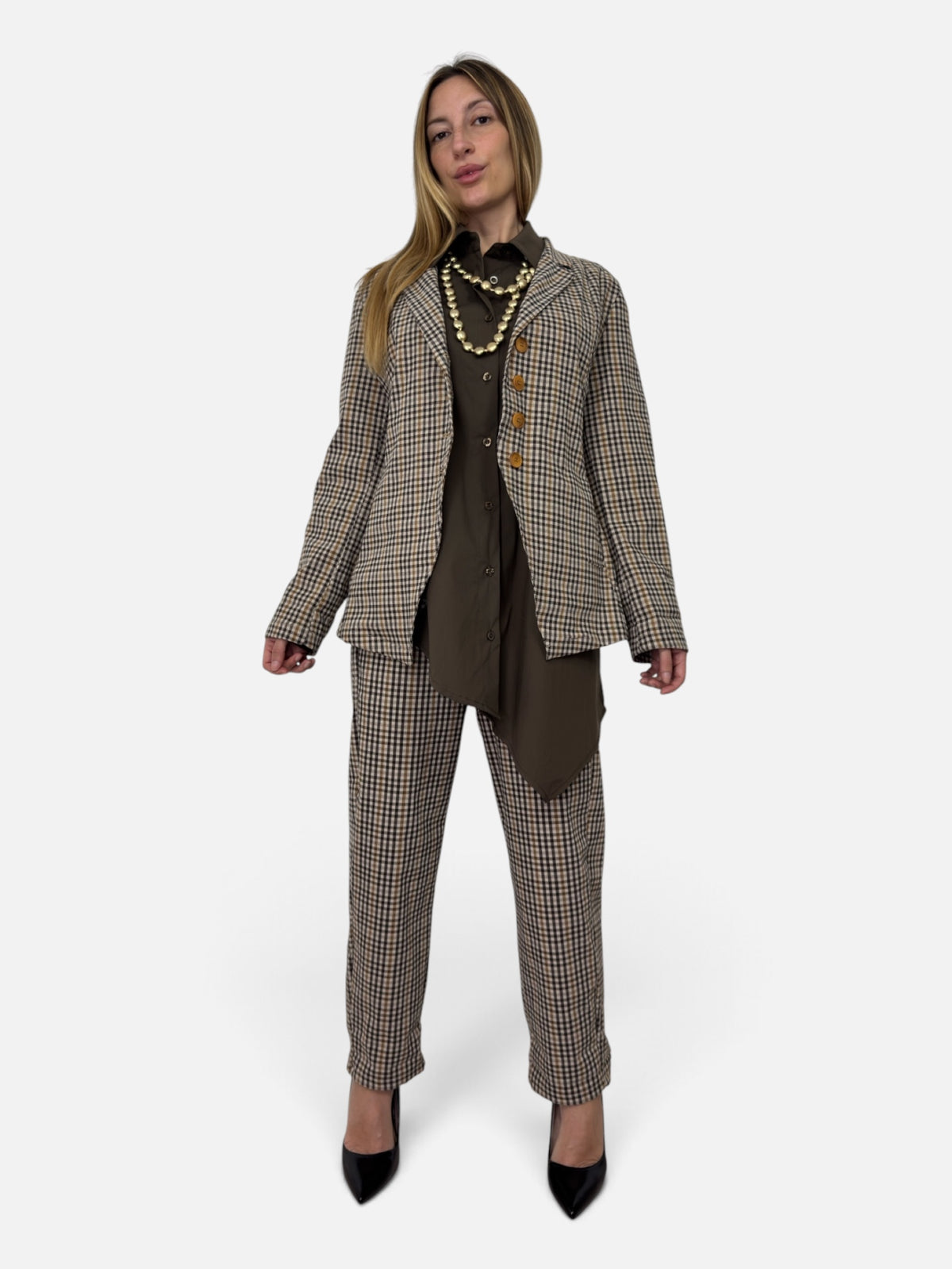 Blazer Quadri Wendy Trendy