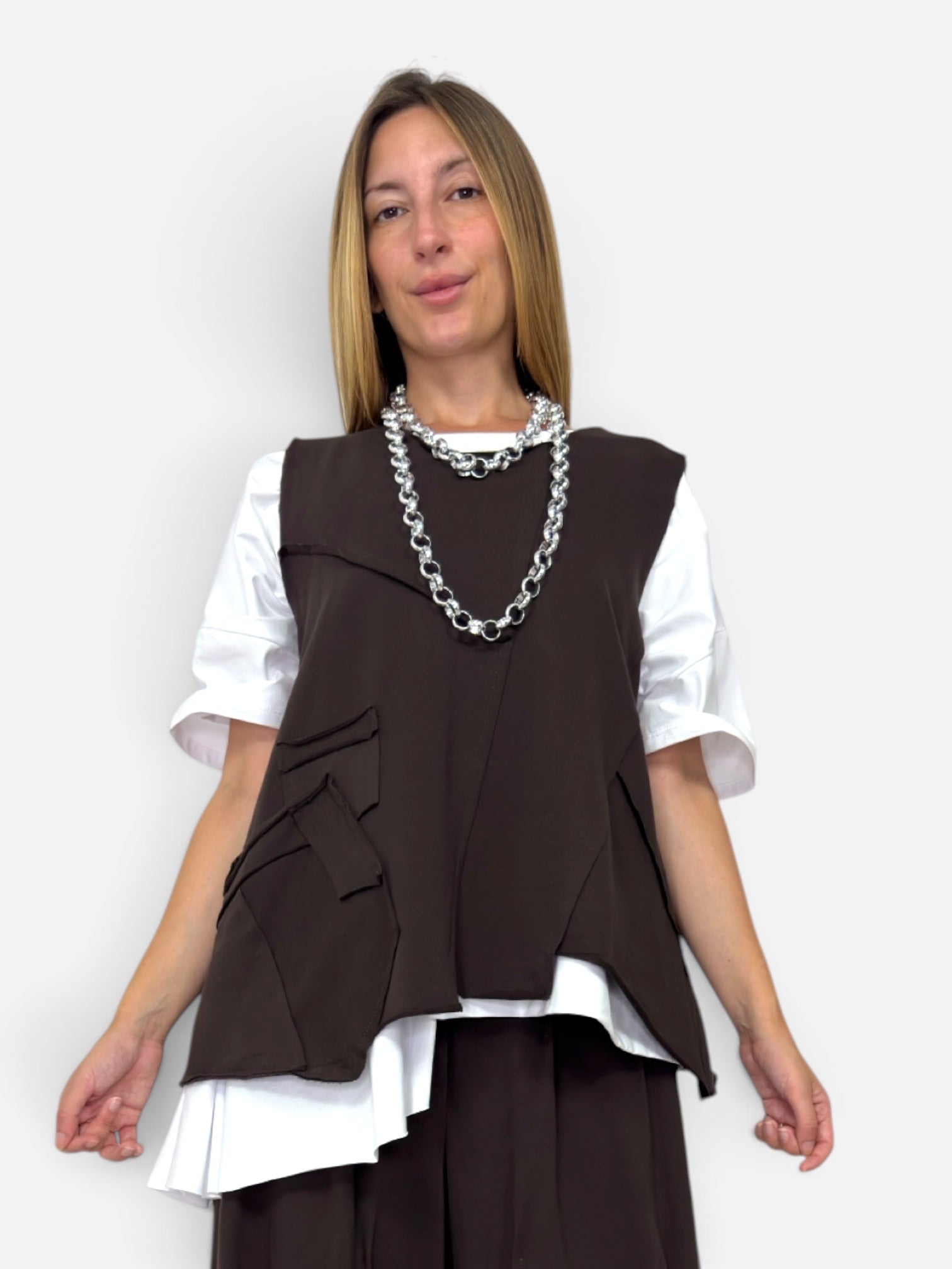 Gilet Paris Brown