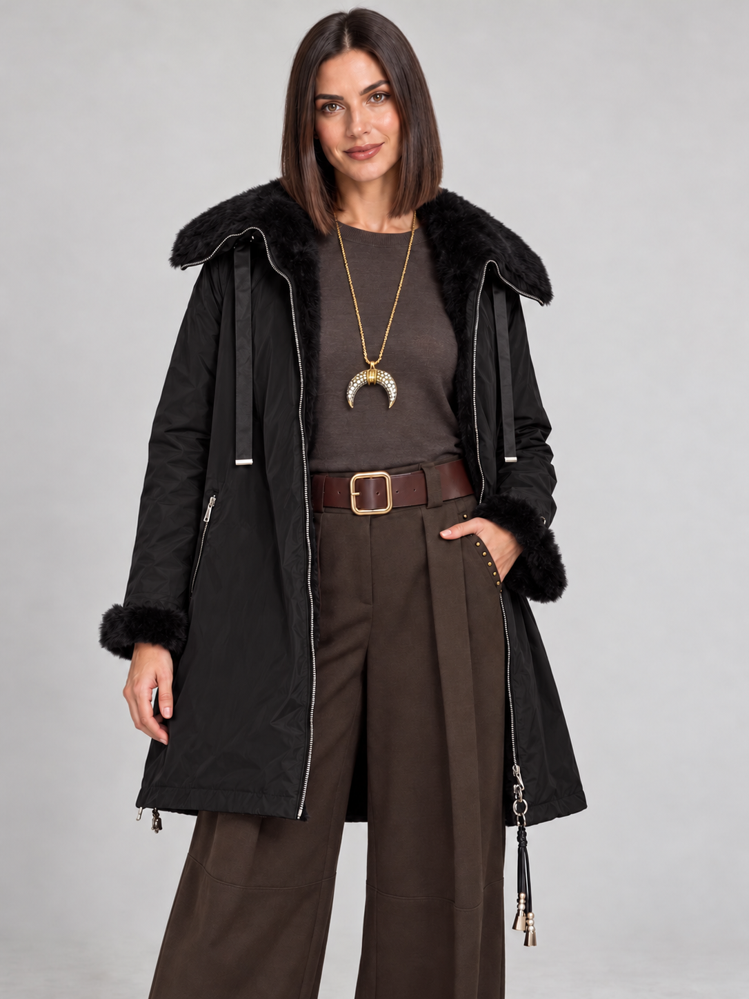 Capospalla Reversibile Black
