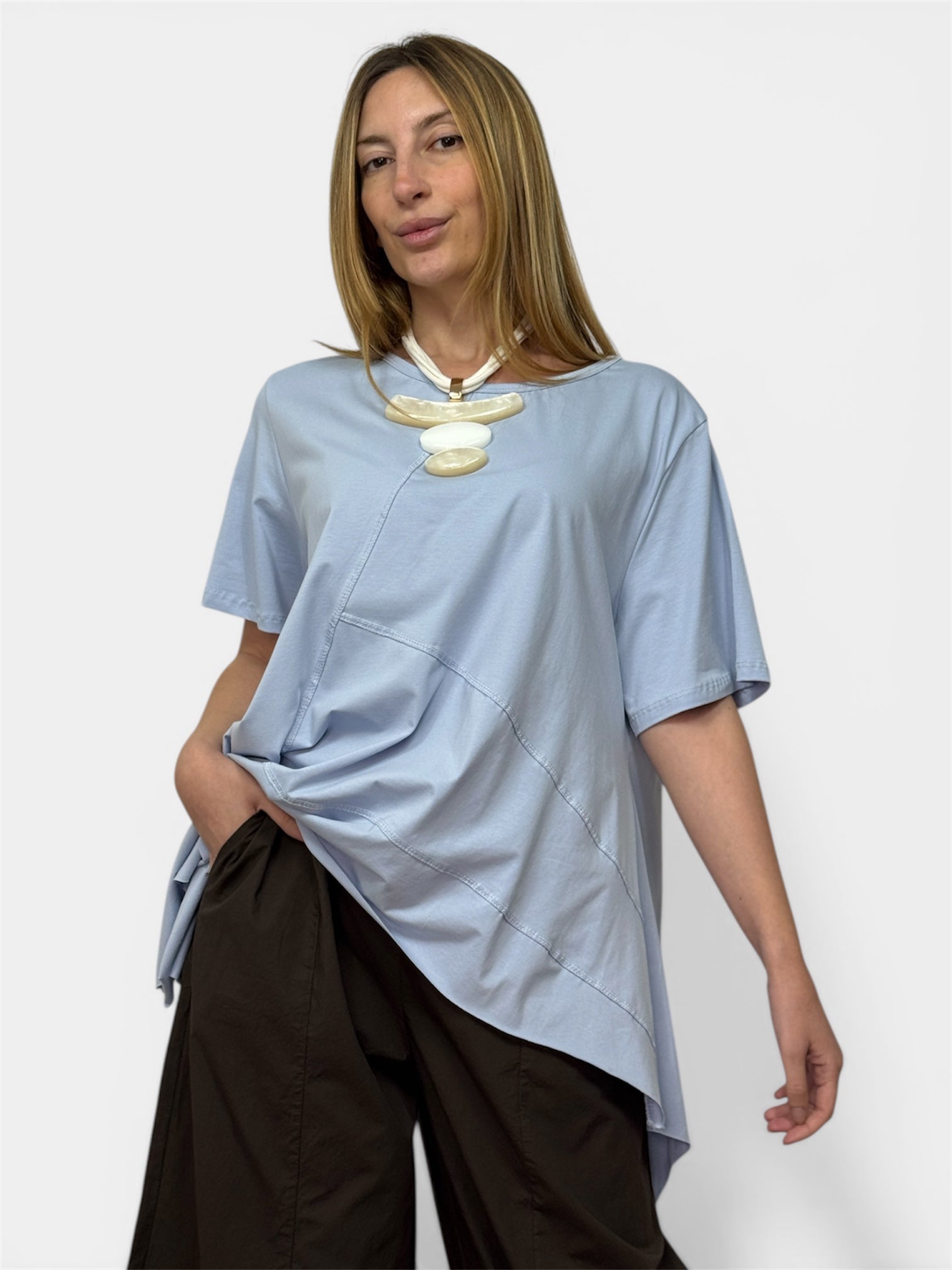 T-Shirt Ines Azzurra 158C