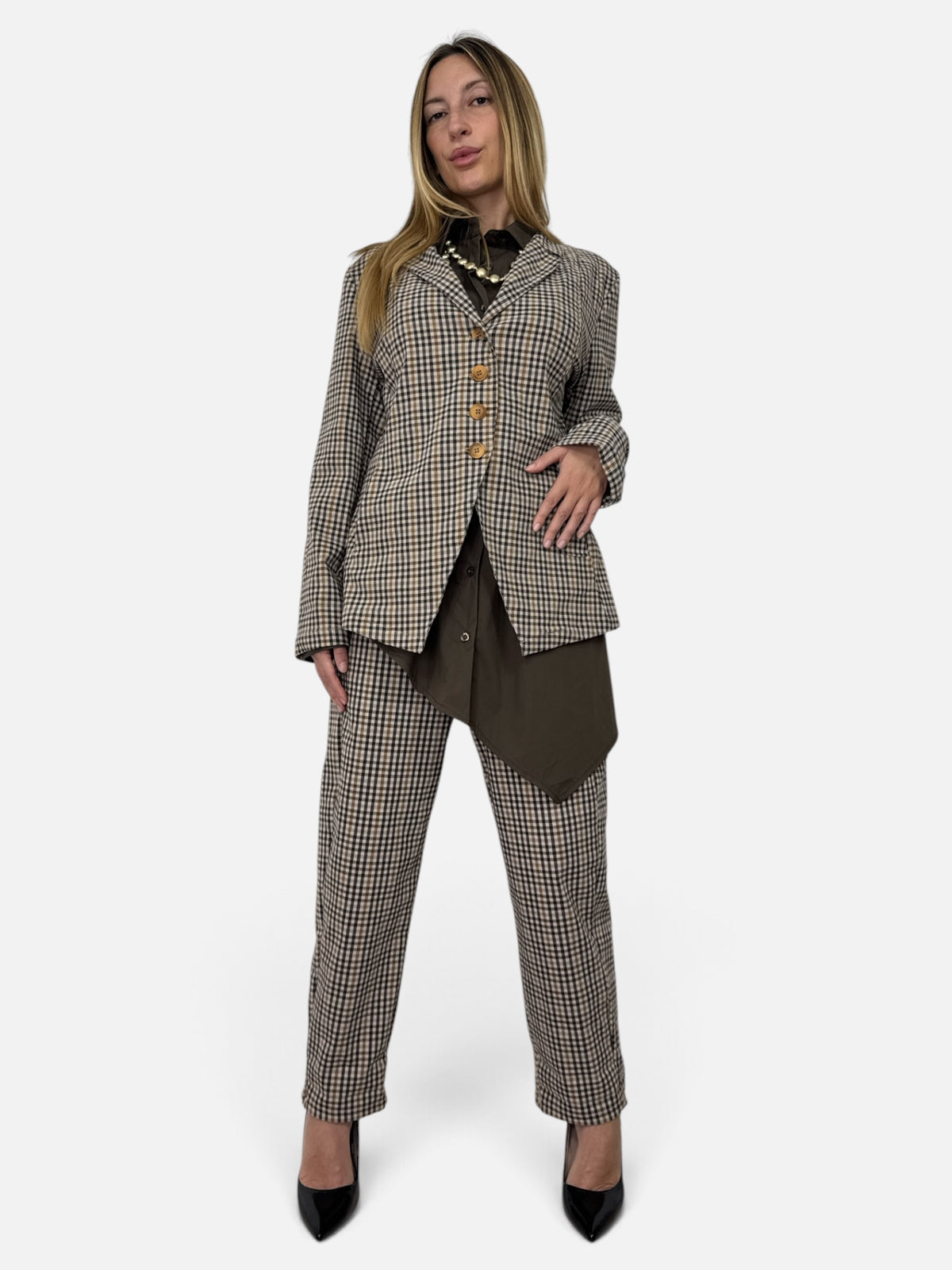 Pantalone Quadri Wendy Trendy