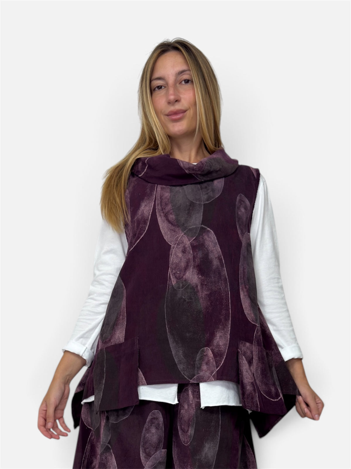 Gilet Milly Prugna