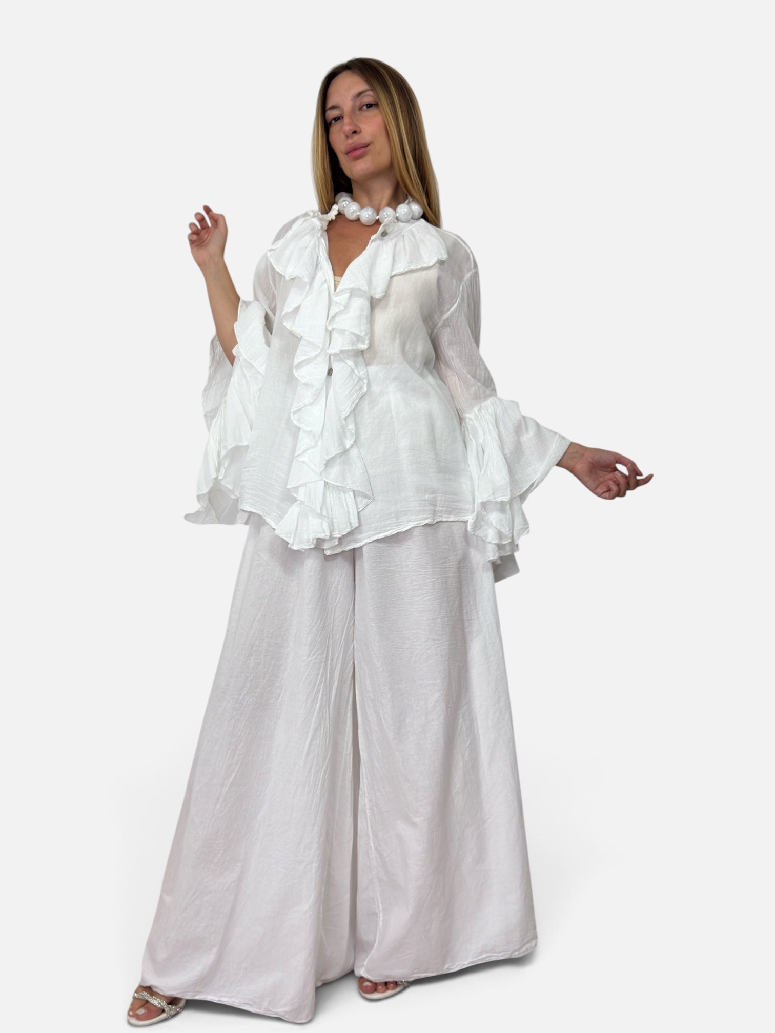Pantalone Reina Bianco