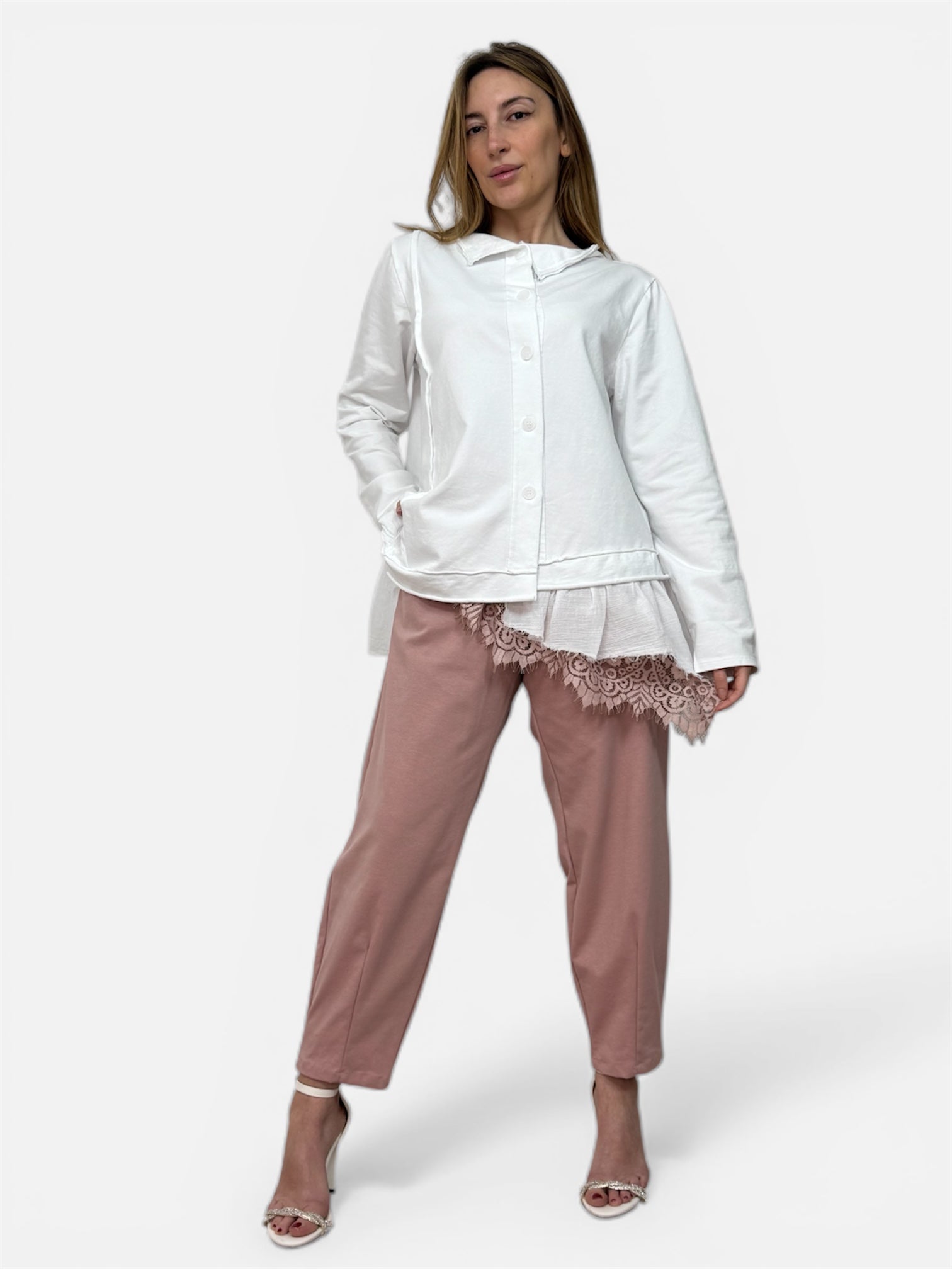 Blazer Tulle Bianca Wendy Trendy