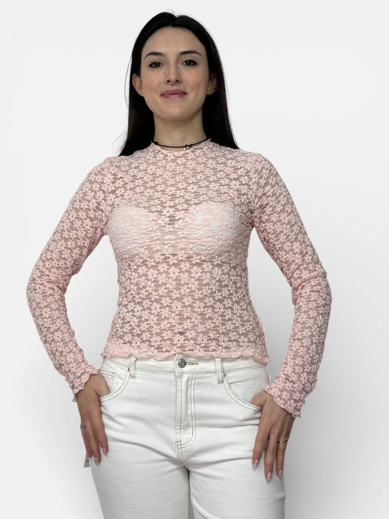 Maglia Ricamo in Vari Colori