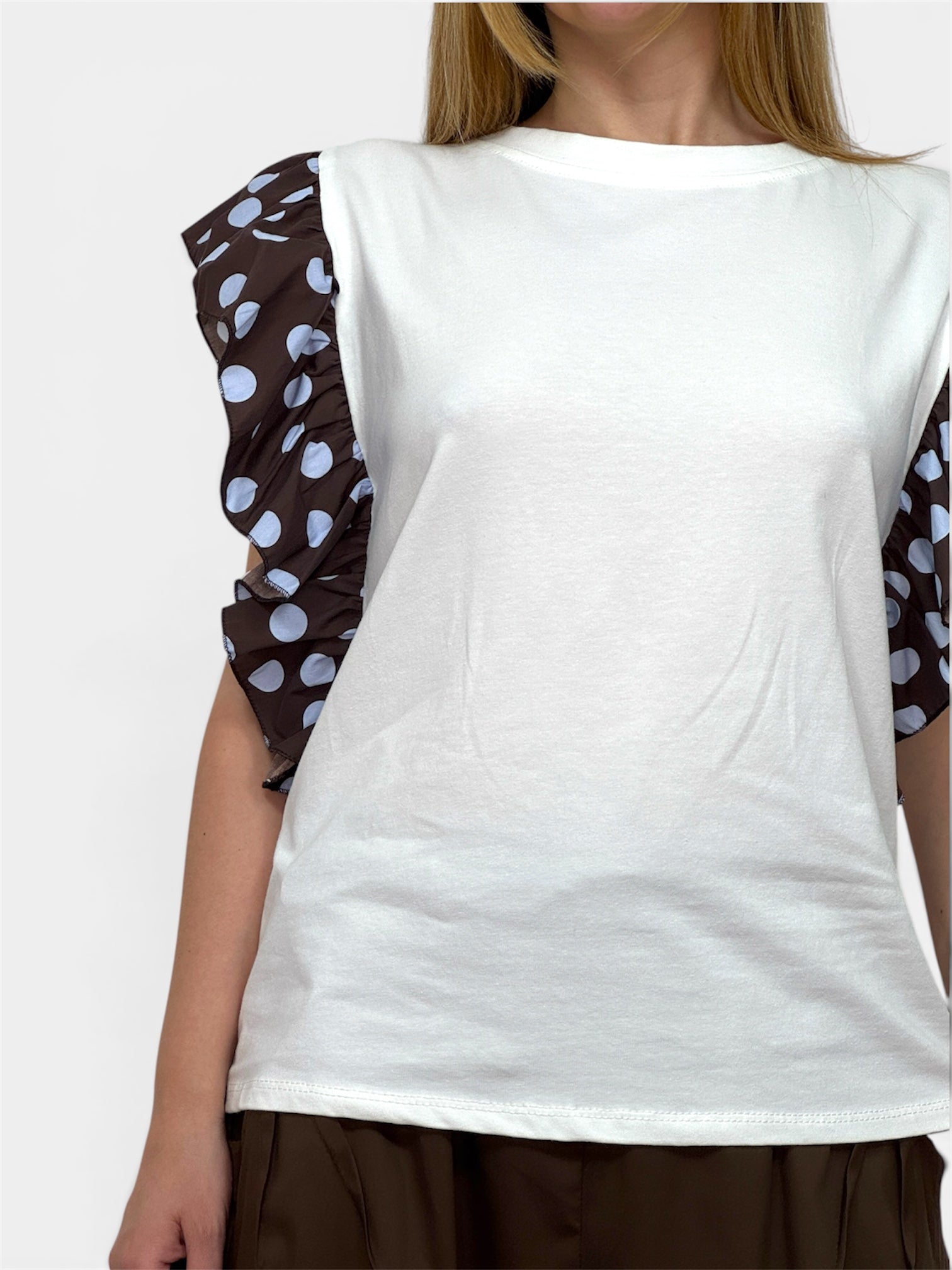 T-Shirt Voilet Pois