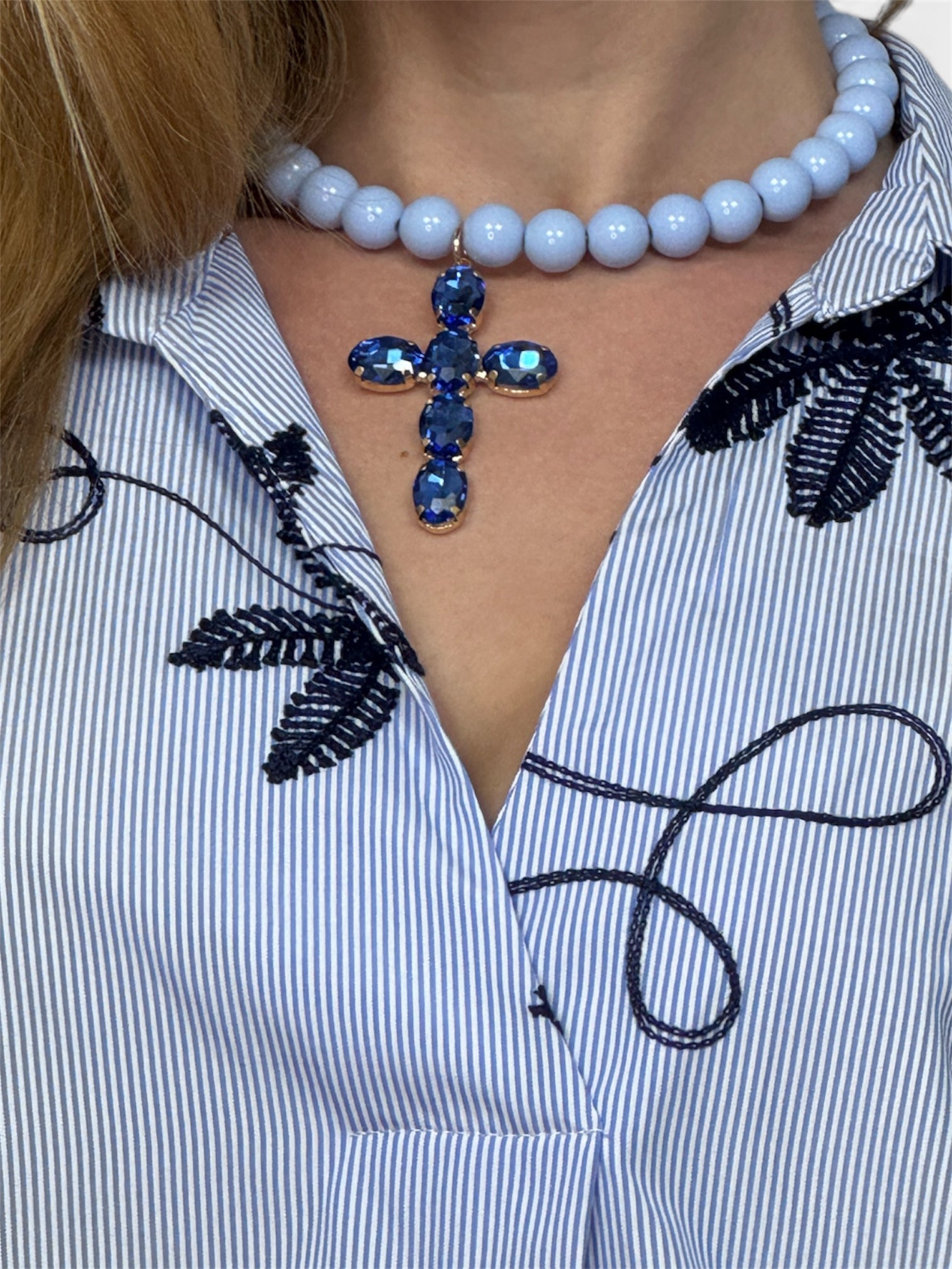 Collana Croce Azzurra