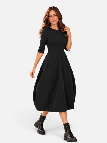 Abito Tokyo Black – punto Milano, taglia unica