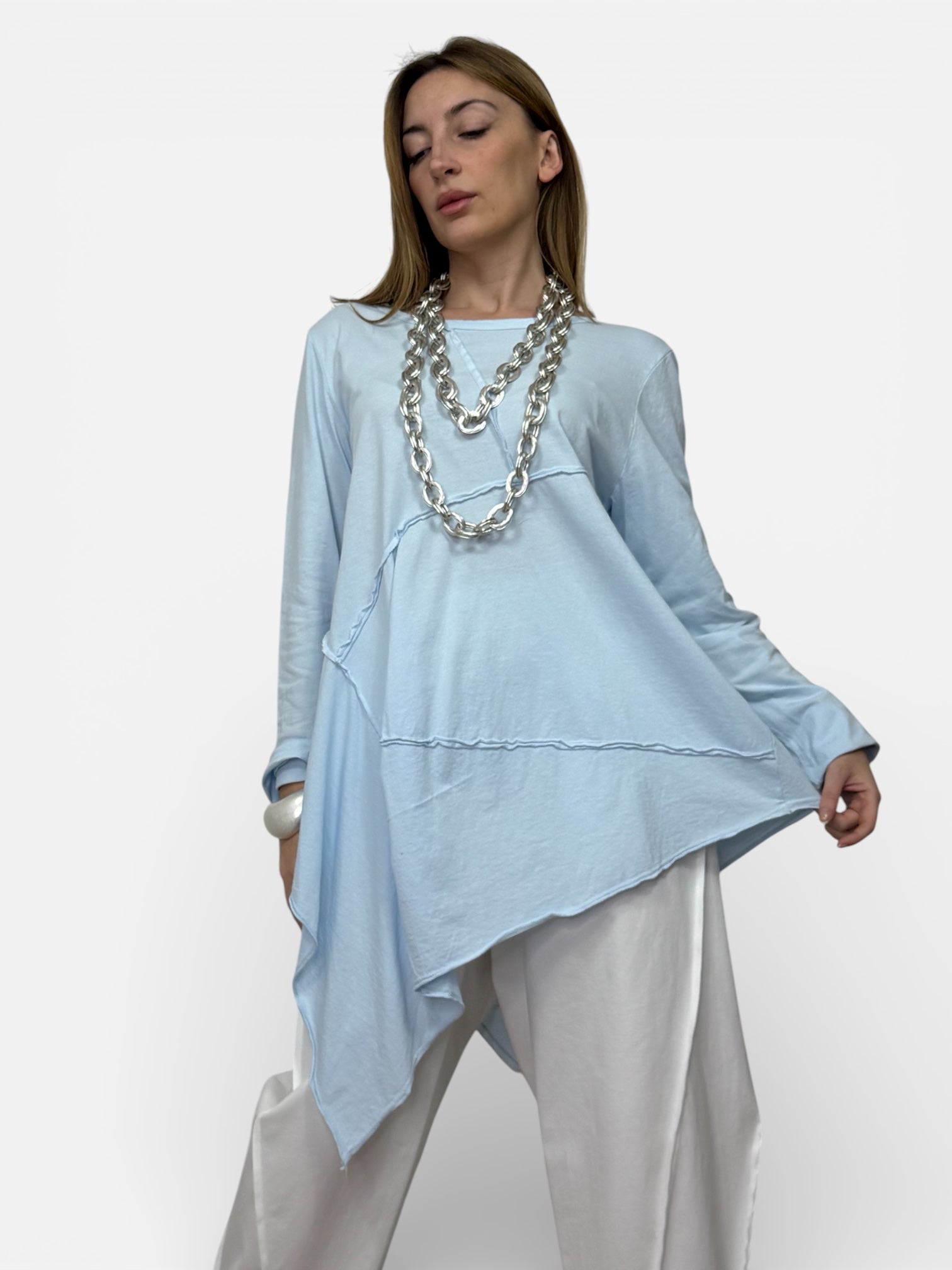 T-Shirt Collye Azzurra Wendy Trendy