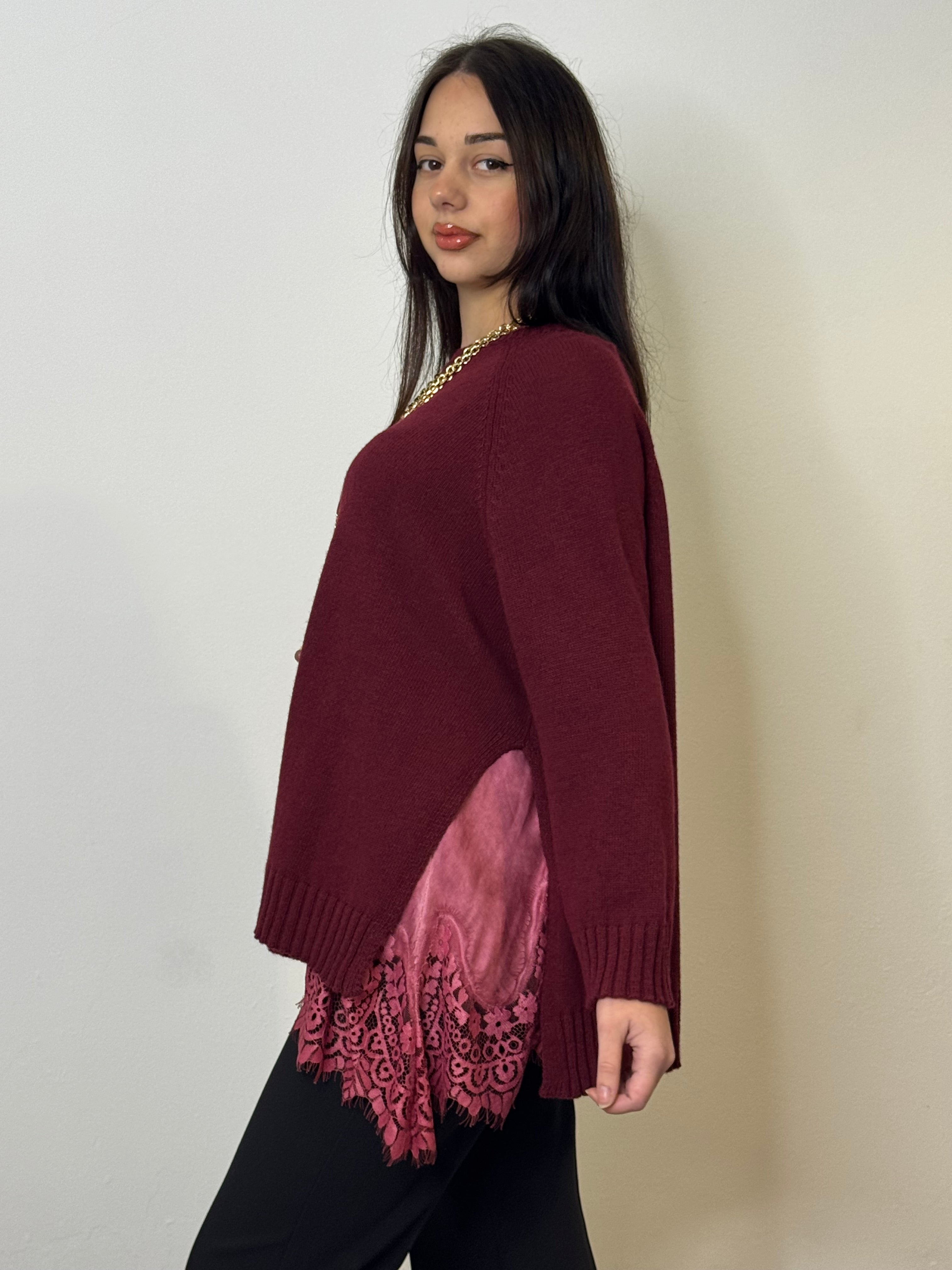 Pull Asdrid Bordeaux