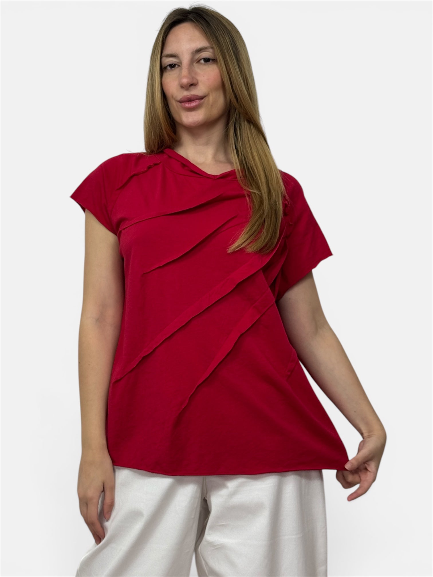 T-Shirt Amabel Red Wendy Trendy