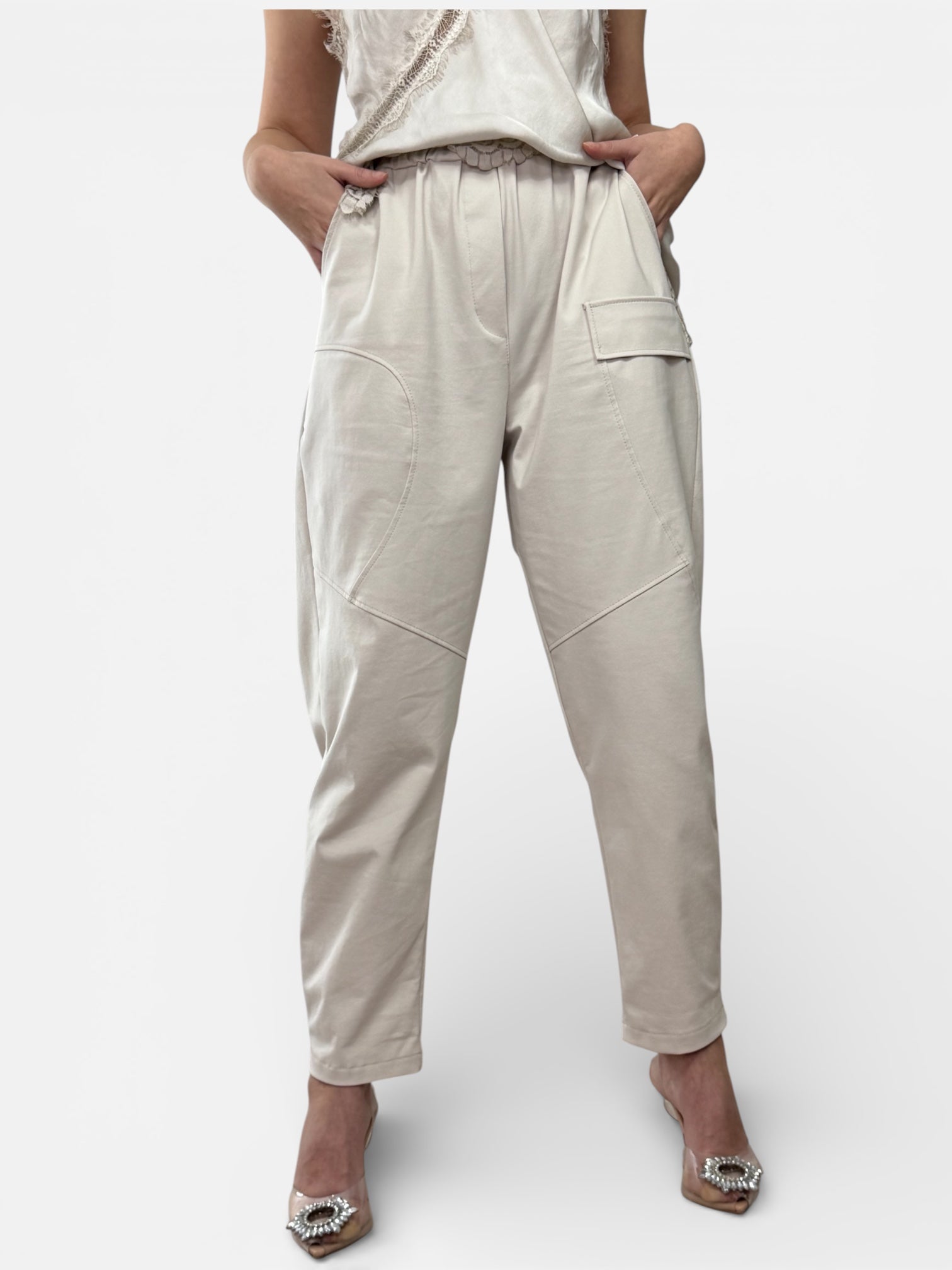 Pantalone Kyr  Beige 158C
