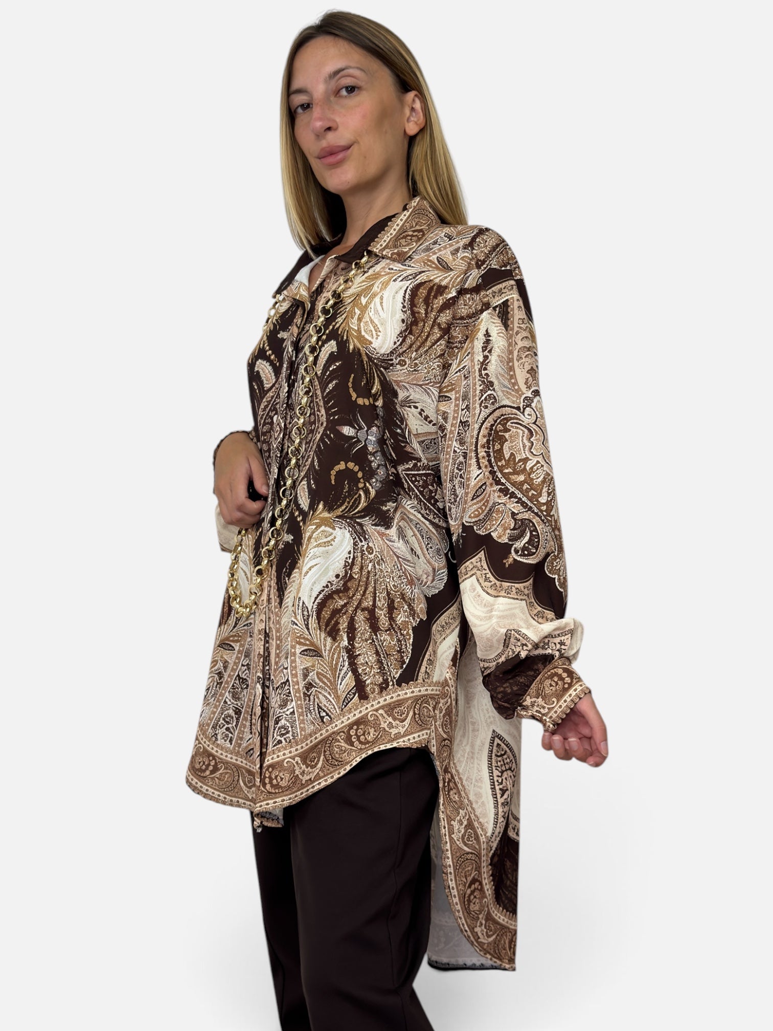 Camicia Iris Brown