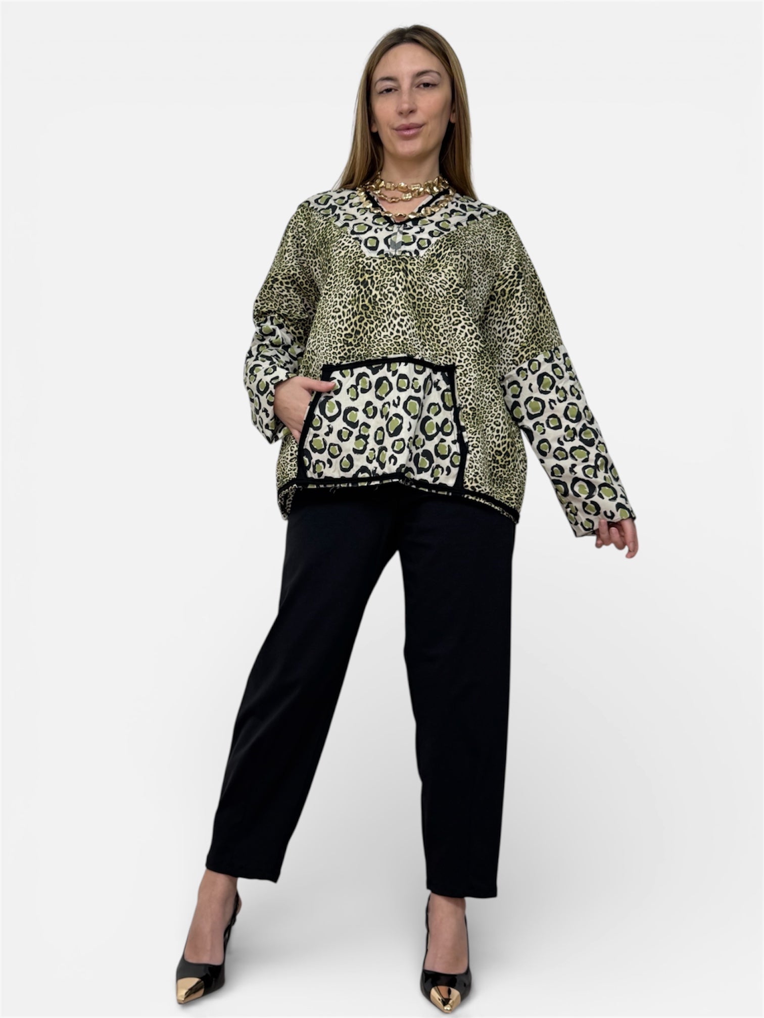 Blusa animalier Wendy Trendy