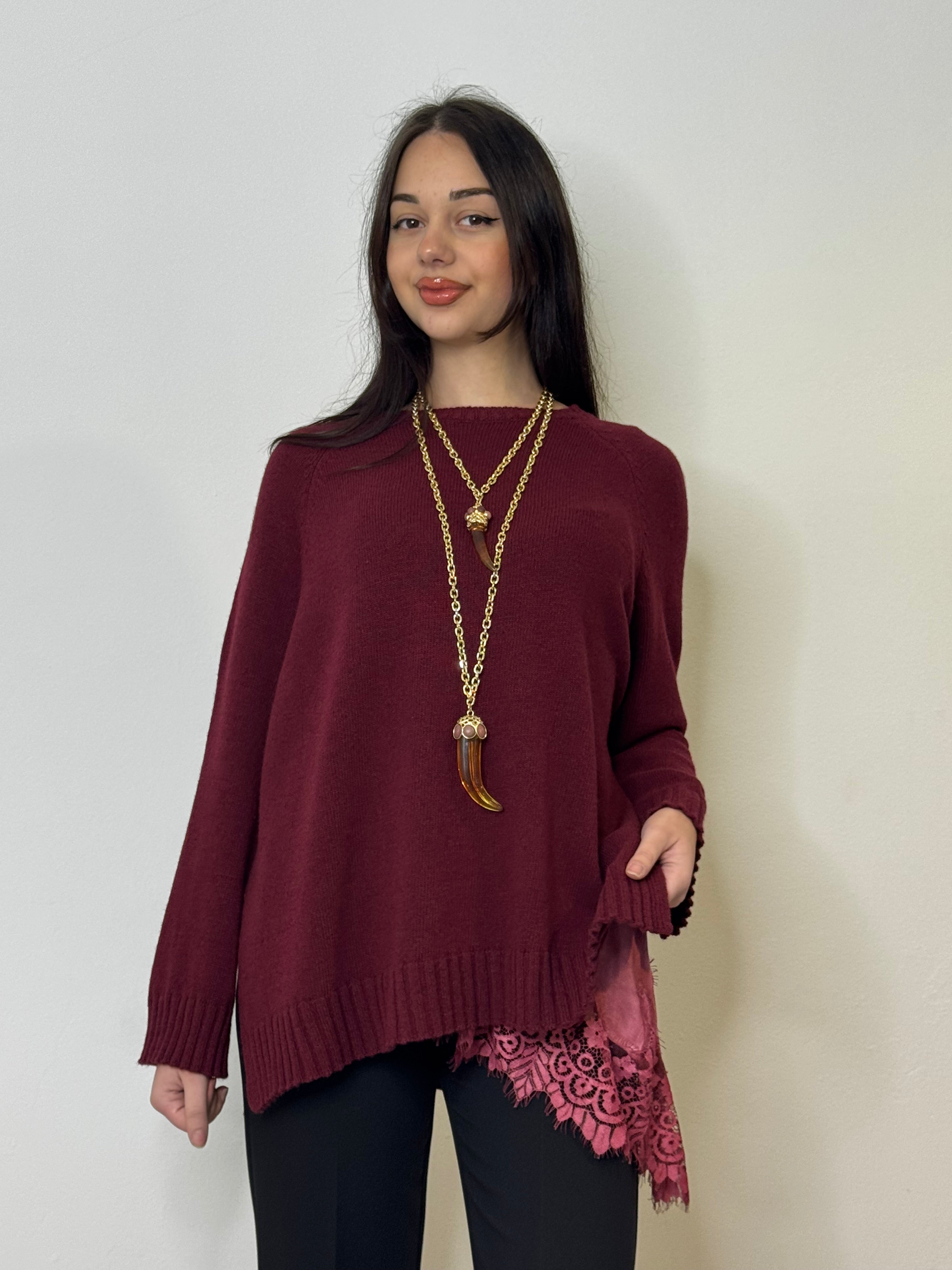 Pull Asdrid Bordeaux