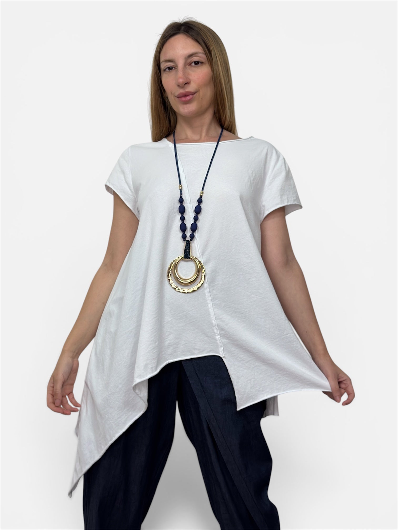 T-Shirt Magda Bianco Wendy Trendy