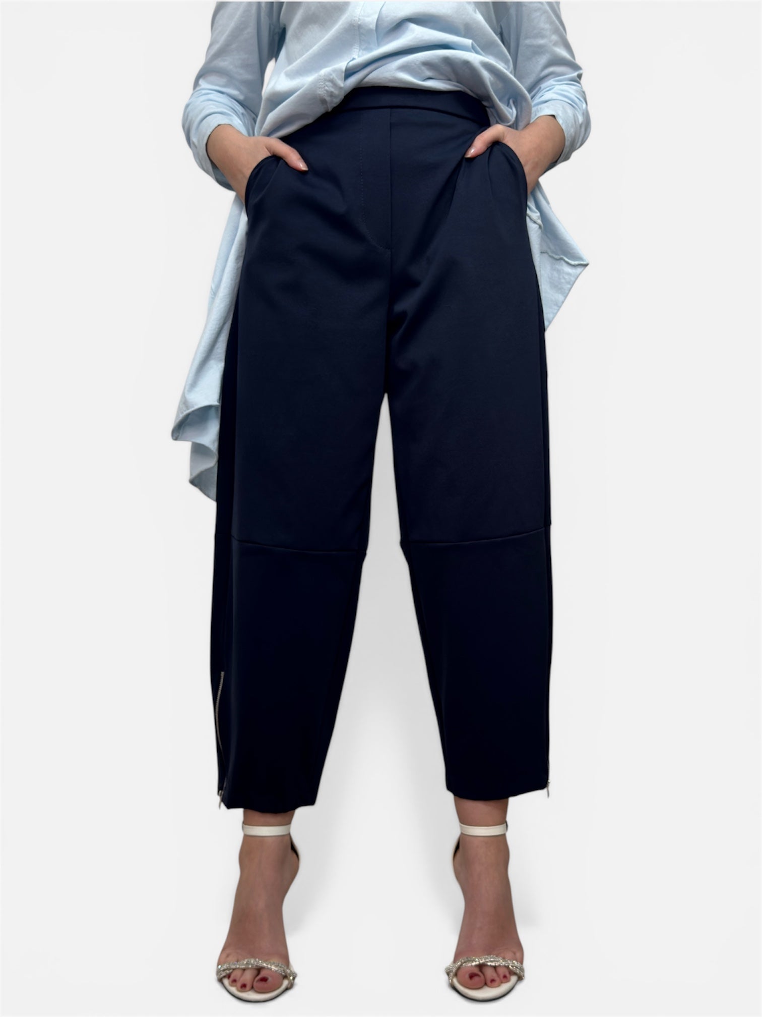 pantalone Zip in vari colori Wendy Trendy