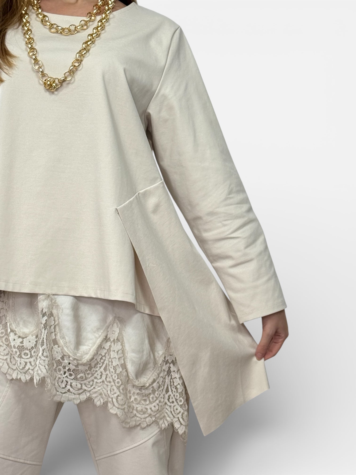 Blusa Kyr Beige 158C