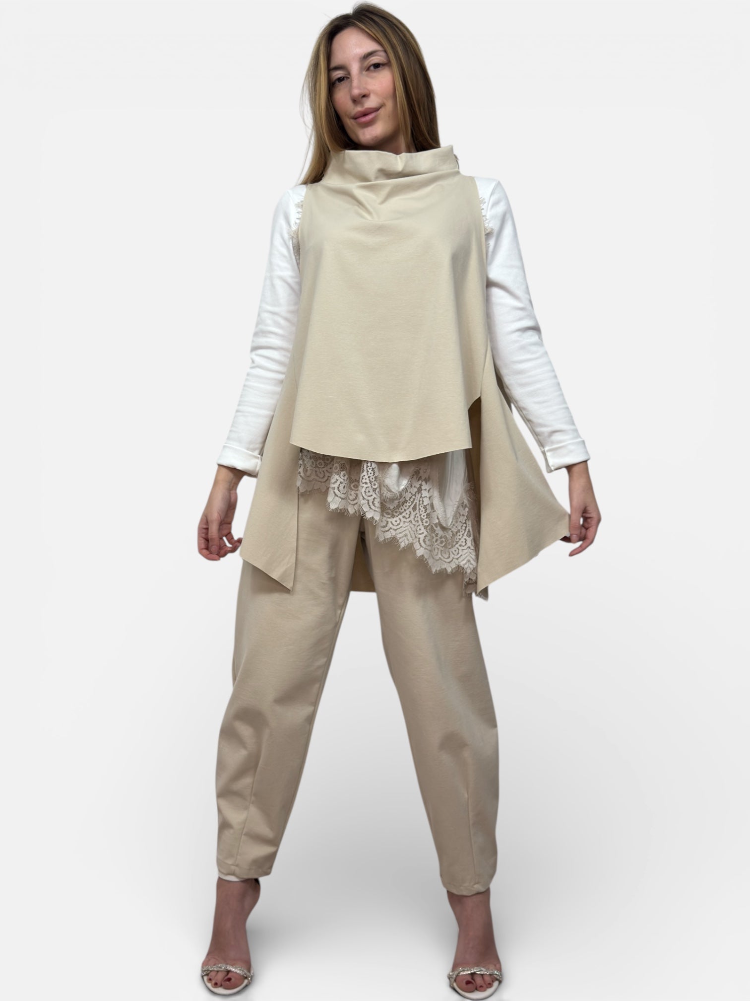 Gilet Luna Beige Wendy Trendy