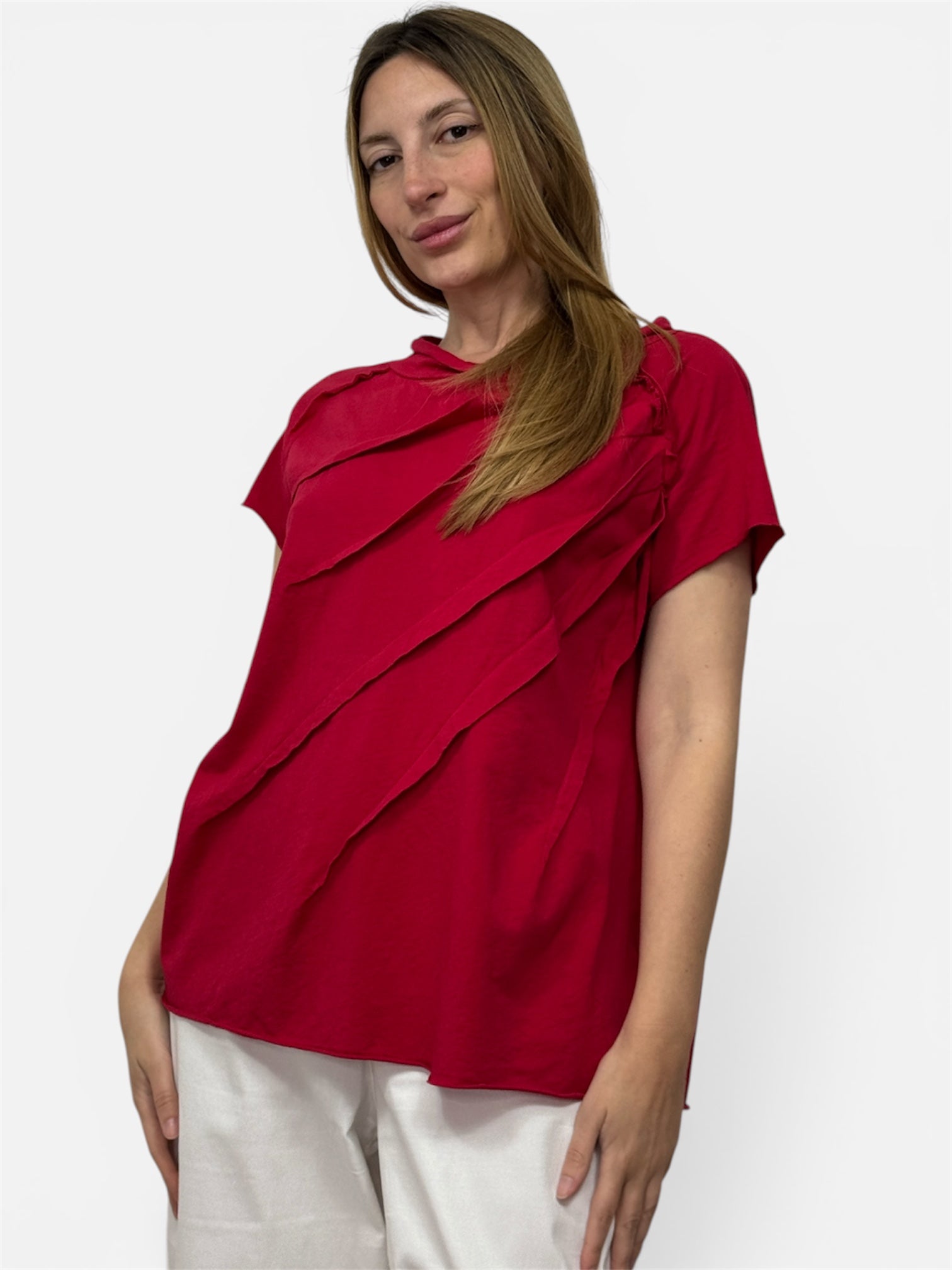 T-Shirt Amabel Red Wendy Trendy
