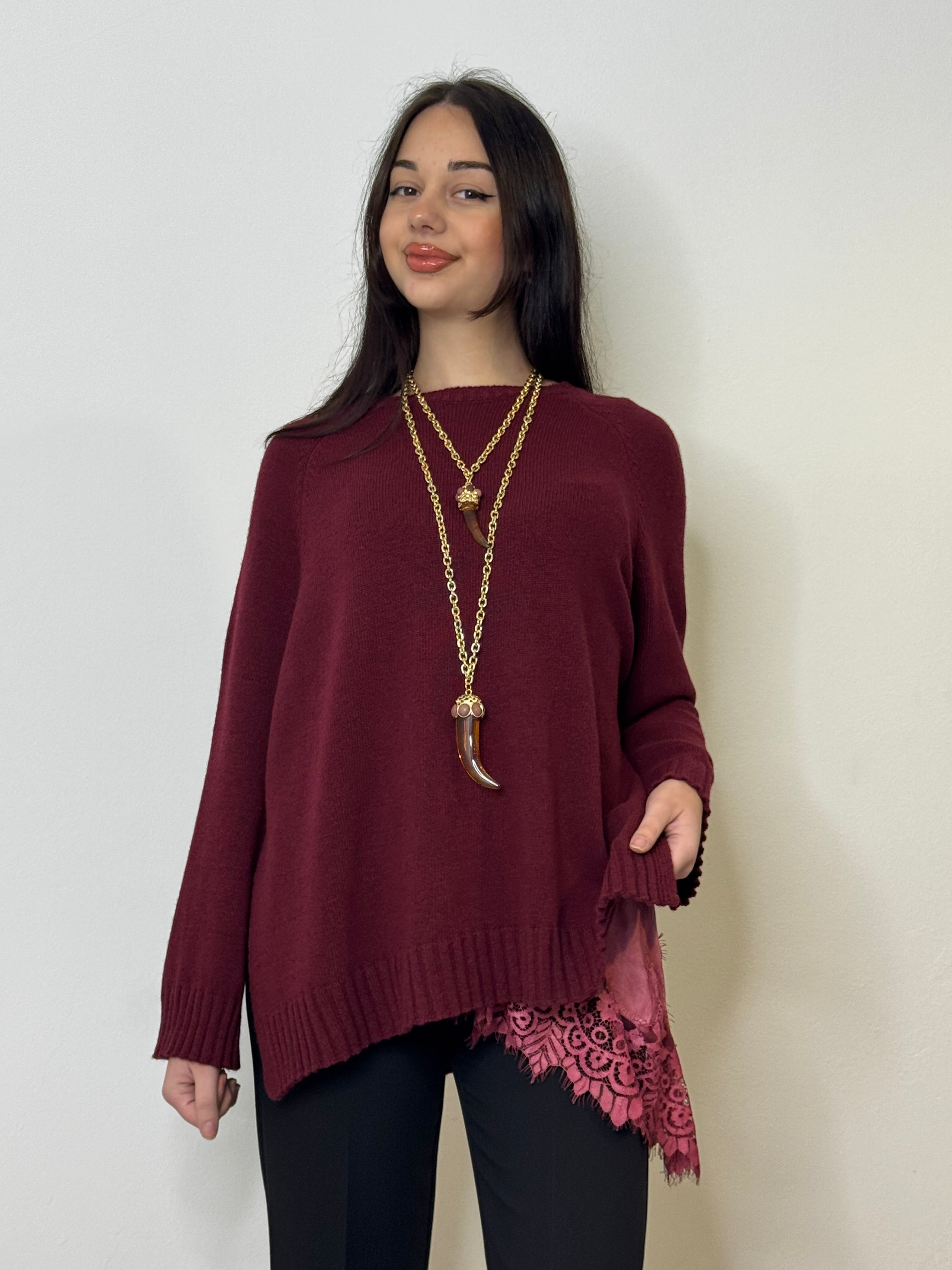 Pull Asdrid Bordeaux