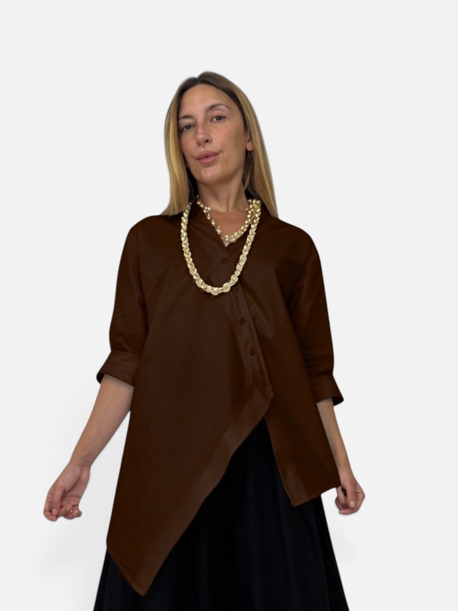 Camicia Tokyo Marrone