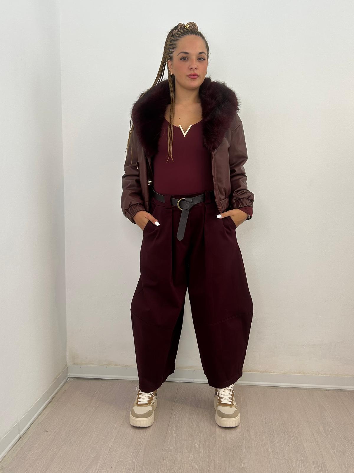 Pantalone Mariel Bordeax
