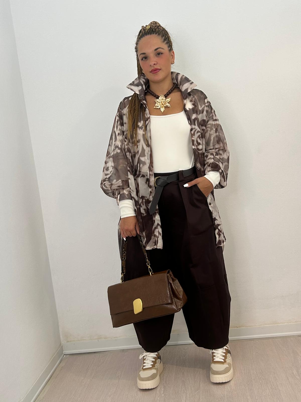 Pantalone Mariel Marrone