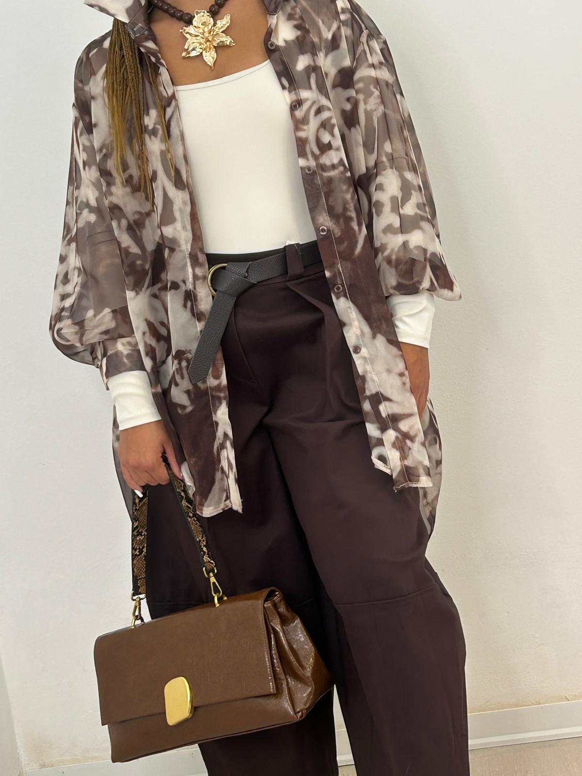 Pantalone Mariel Marrone